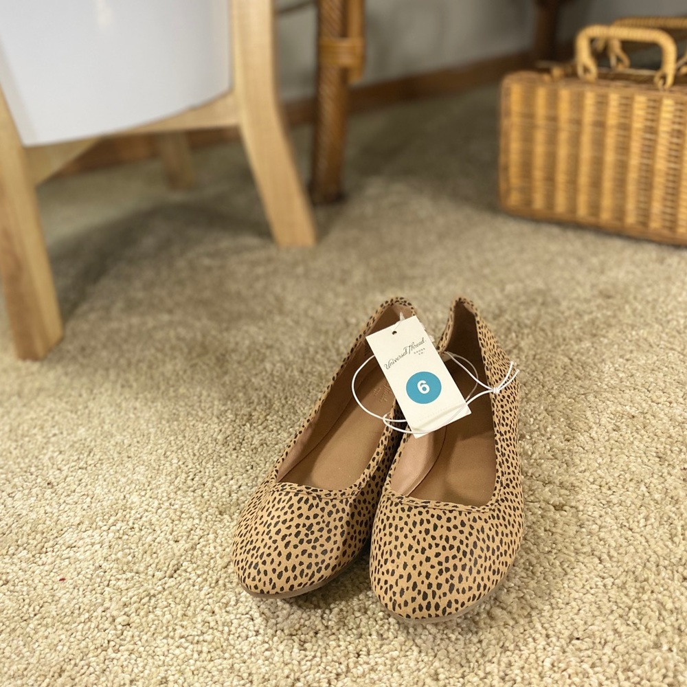 Leopard Print Flats